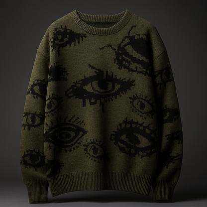 Eclipse Eye Knit Sweater