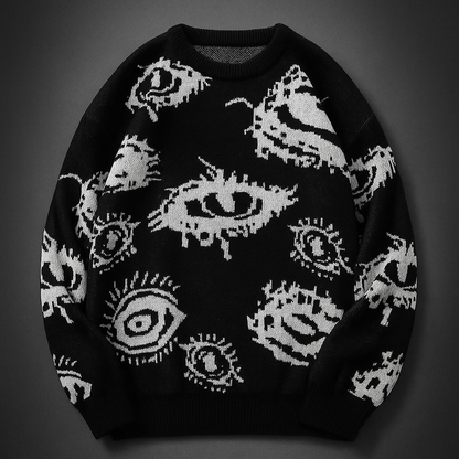 Eclipse Eye Knit Sweater