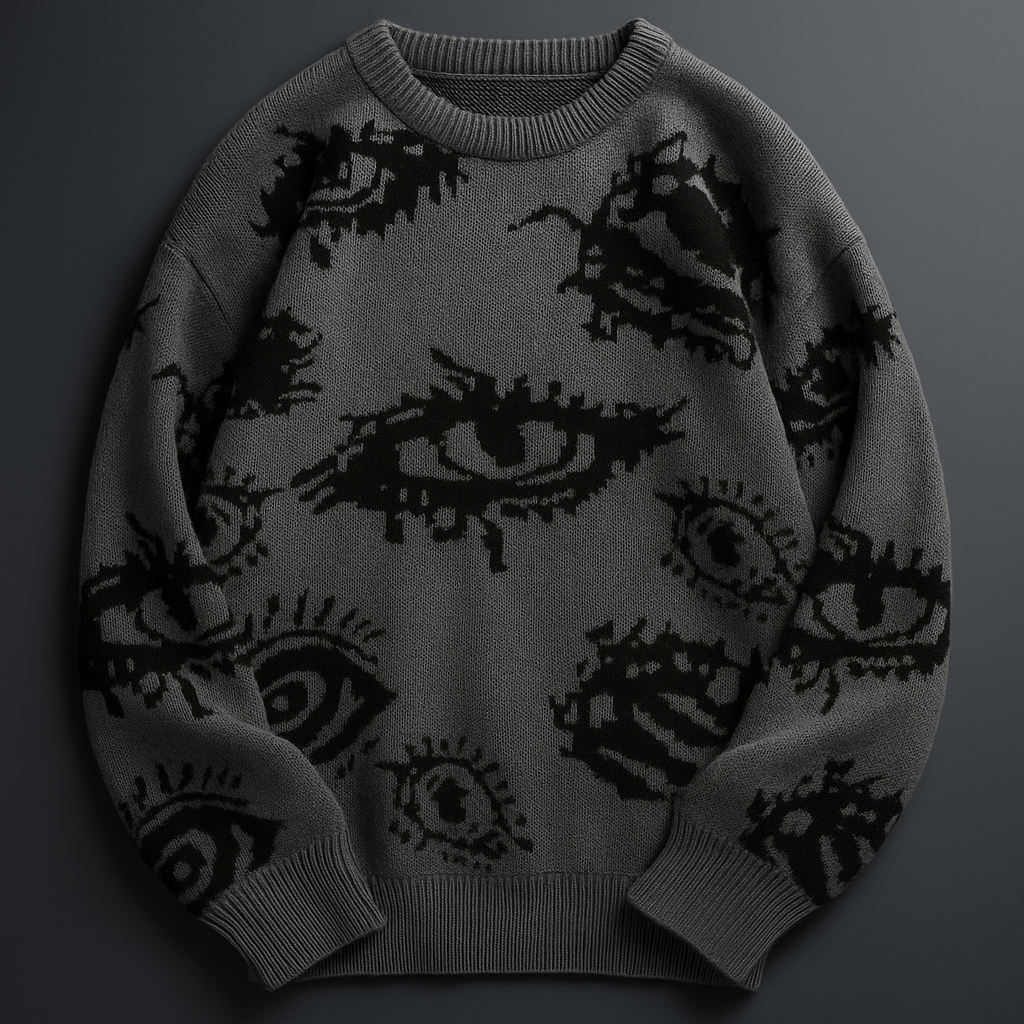 Eclipse Eye Knit Sweater