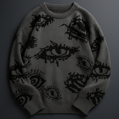 Eclipse Eye Knit Sweater