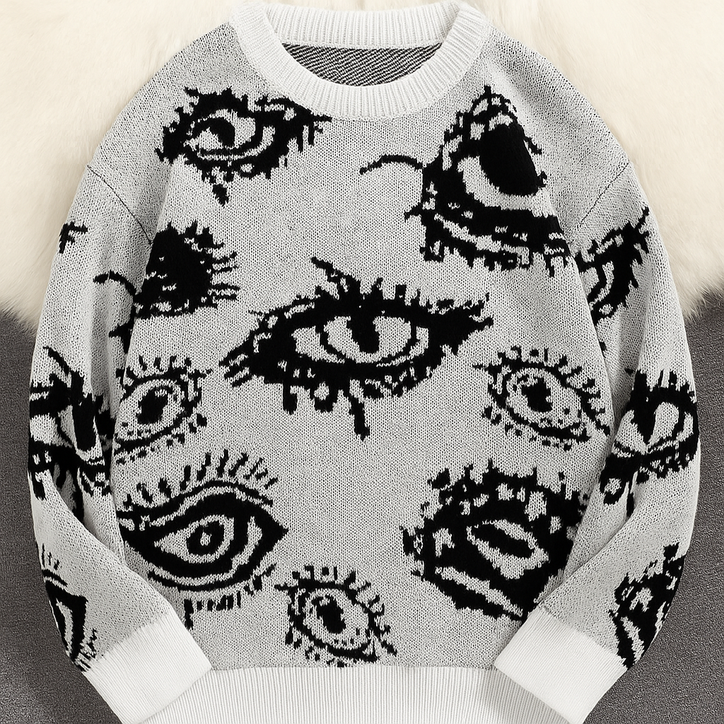 Eclipse Eye Knit Sweater