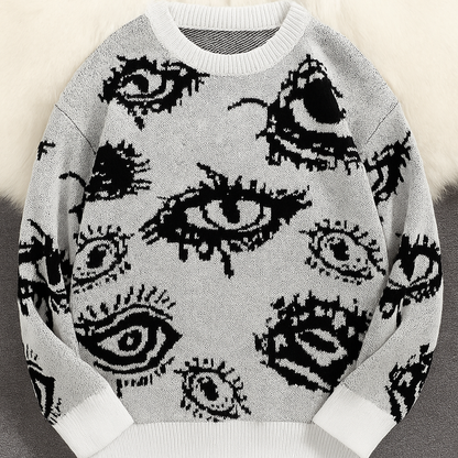 Eclipse Eye Knit Sweater