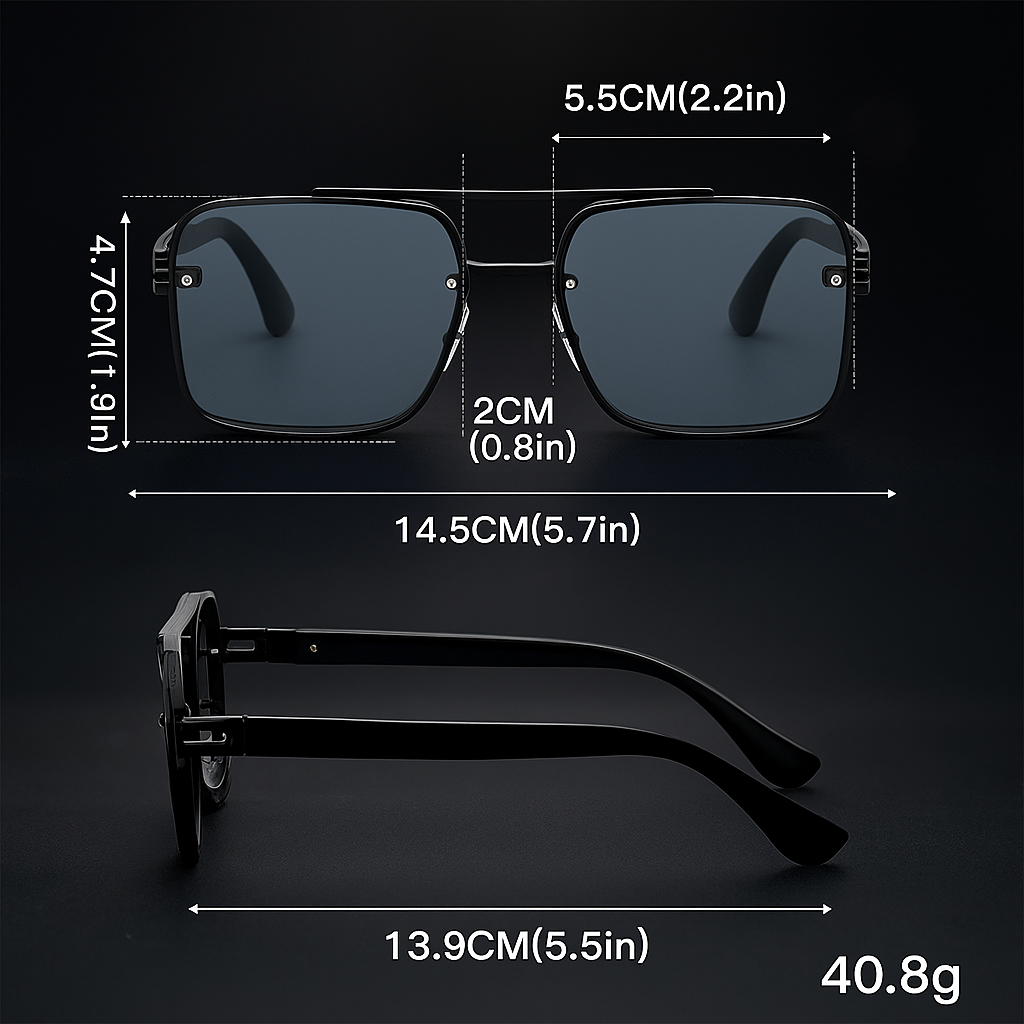 Empire Square Frame Sunglasses