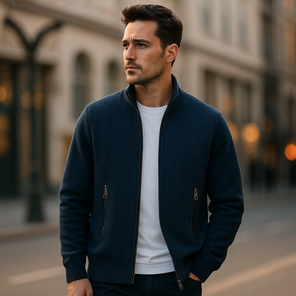 Metro Textured Zip Jacket