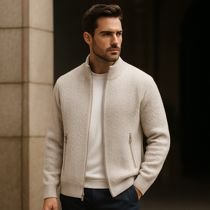 Metro Textured Zip Jacket