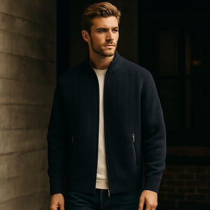 Metro Textured Zip Jacket