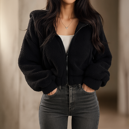 Serra Faux Shear Jacket