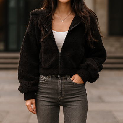 Serra Faux Shear Jacket