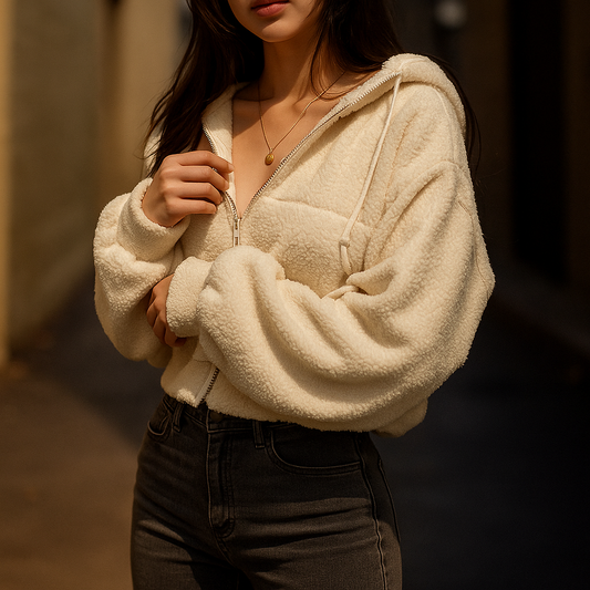 Serra Faux Shear Jacket