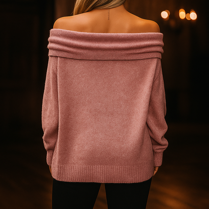 Aurelia Cowl Knit Sweater