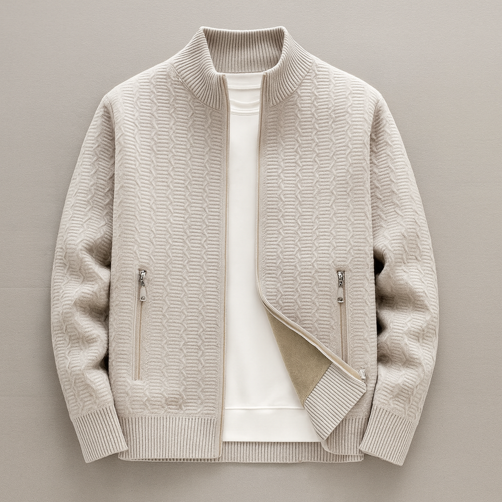 Metro Textured Zip Jacket