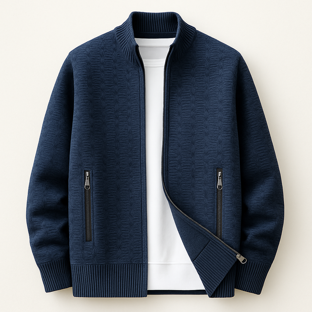 Metro Textured Zip Jacket