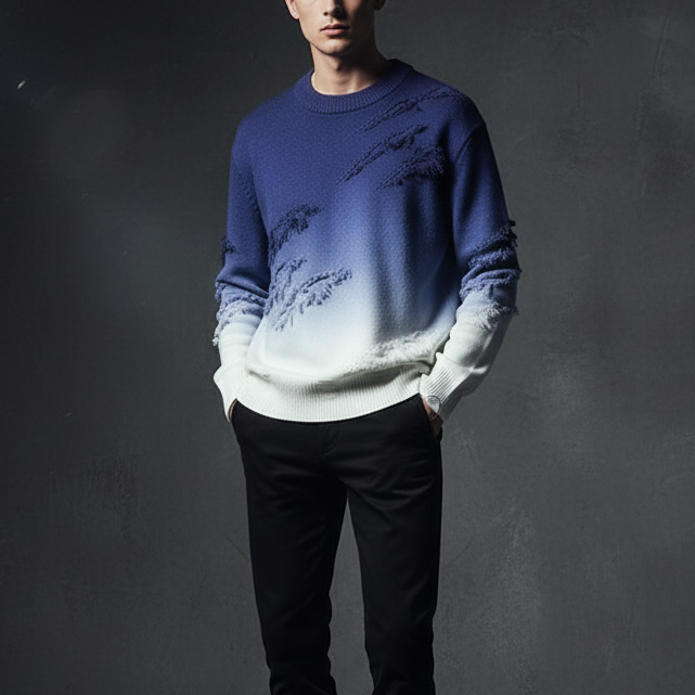 Nordic Fade Knit Sweater