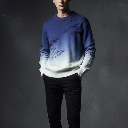 Nordic Fade Knit Sweater