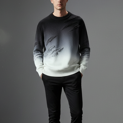 Nordic Fade Knit Sweater