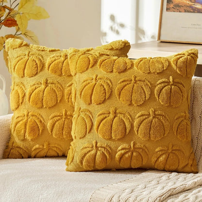 Pumpkin Hollow Pillow Covers
